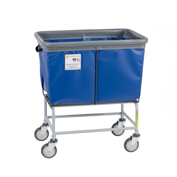 Elevated Basket Truck, Vinyl, Bumper, 6 Bushel, Blue
